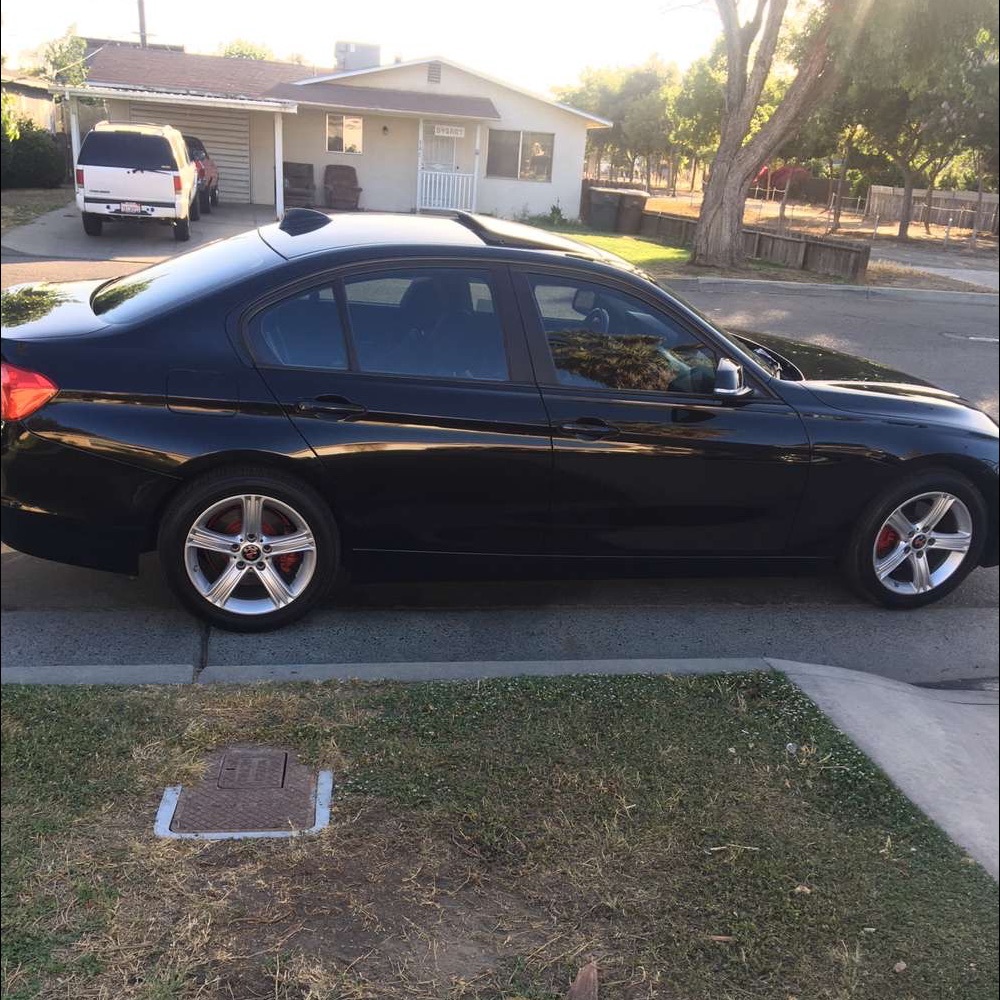 Black,BMW 328i,Red bmw symbols,  turbo